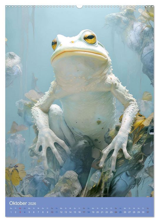 Produktbild: Wundervoll zarte Tierportraits (hochwertiger Premium Wandkalender 2026 DIN A2 hoch), Kunstdruck in Hochglanz