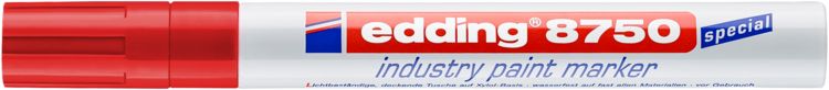 Produktbild: EDDING&reg; Lack Marker 8750 Industry, rot