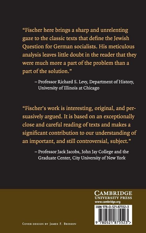 Produktbild: The Socialist Response to Antisemitism in Imperial Germany