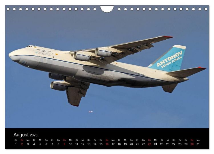 Produktbild: Welt der Flugzeuge (Wandkalender 2026 DIN A4 quer), CALVENDO Monatskalender