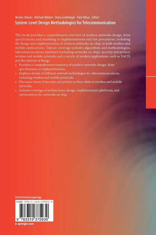 Produktbild: System-Level Design Methodologies for Telecommunication