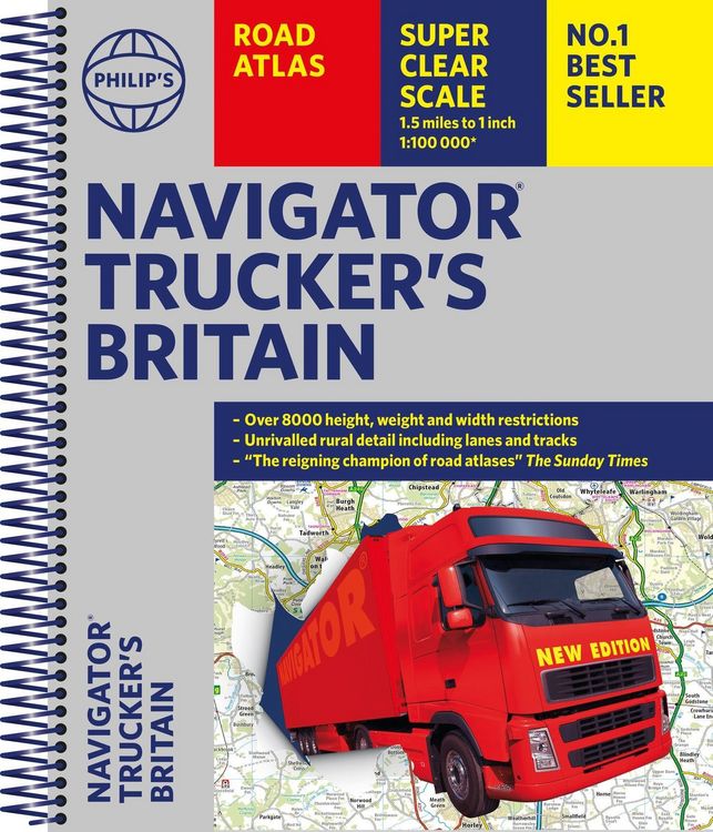 Produktbild: Philip's Navigator Trucker's Britain: Spiral