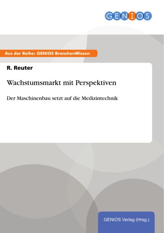 Produktbild: Wachstumsmarkt mit Perspektiven