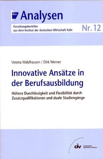 Produktbild: Innovative Ans&auml;tze in der Berufsausbildung
