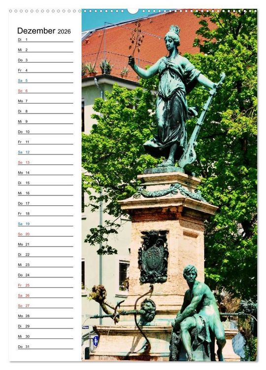 Produktbild: Lindau - Inselstadt am Bodensee (hochwertiger Premium Wandkalender 2026 DIN A2 hoch), Kunstdruck in Hochglanz