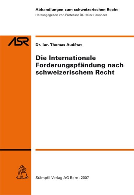 Produktbild: Die Internationale Forderungspfändung nach schweizerischem Recht