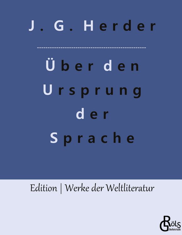 Produktbild: Abhandlung &uuml;ber den Ursprung der Sprache