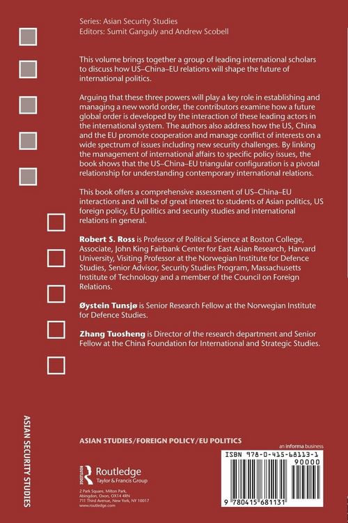Produktbild: US-China-EU Relations