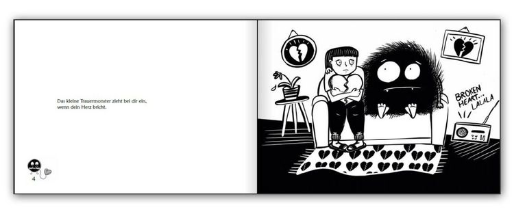 Produktbild: Das kleine Trauermonster - Trauerbew&auml;ltigung zum Mitmachen