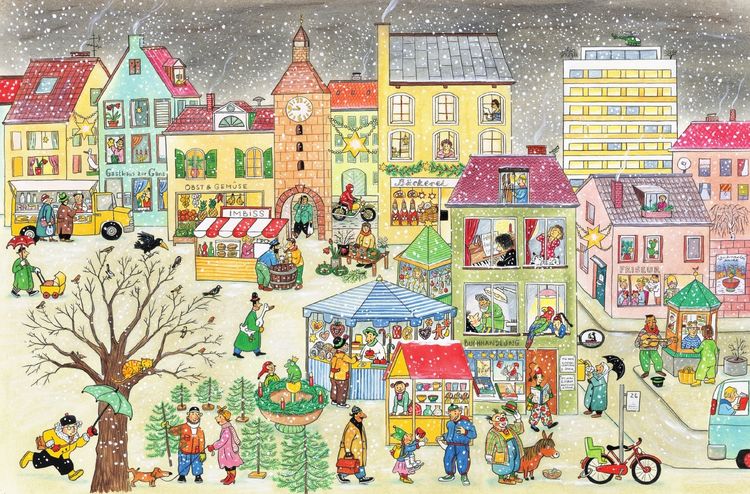 Produktbild: Winter-Wimmelbuch