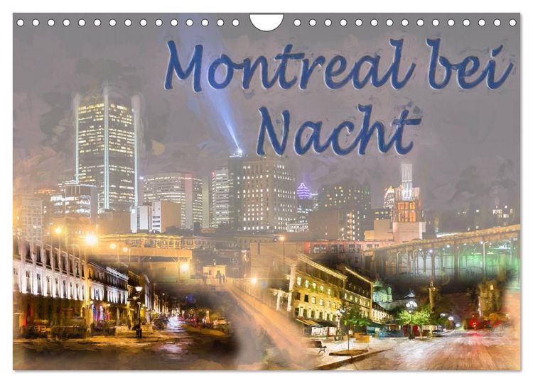 Produktbild: Montreal bei Nacht (Wandkalender 2026 DIN A4 quer), CALVENDO Monatskalender