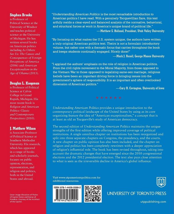 Produktbild: Understanding American Politics, Second Edition