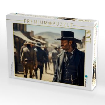 Produktbild: CALVENDO Puzzle Der Boss des Clans - Wilder Westen | 1000 Teile Lege-Gr&ouml;&szlig;e 64x48cm Foto-Puzzle f&uuml;r gl&uuml;ckliche Stunden