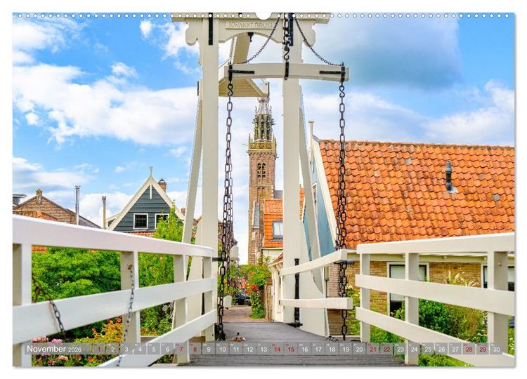 Produktbild: Ein Blick auf Edam (Wandkalender 2026 DIN A2 quer), CALVENDO Monatskalender