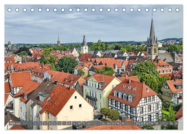 Produktbild: Detmold - Ein- und Ausblicke von Andreas Voigt (Tischkalender 2026 DIN A5 quer), CALVENDO Monatskalender