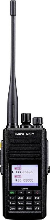Produktbild: Midland CT990-EBR Amateurfunkger&auml;t, 10W Dualband C1339.02 Amateur-Handfunkger&auml;t