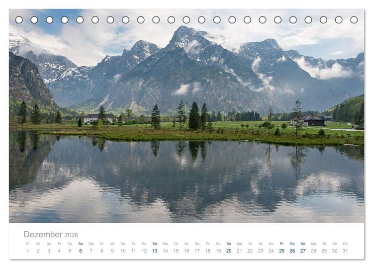 Produktbild: &Ouml;sterreich Rundreise (Tischkalender 2026 DIN A5 quer), CALVENDO Monatskalender