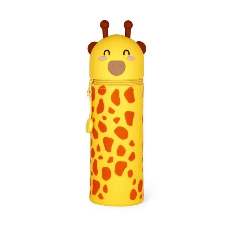 Produktbild: Legami 2-in-1 Federmäppchen aus Silikon - Kawaii - Giraffe