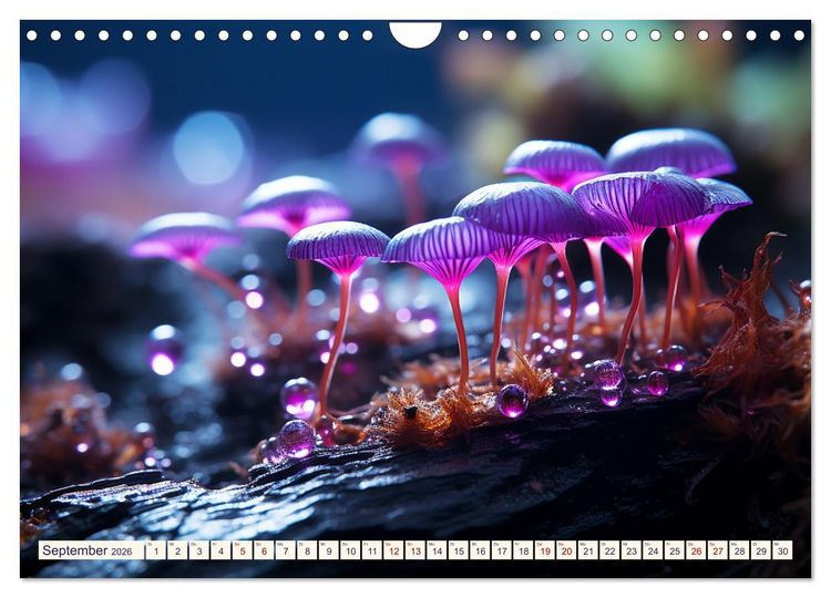 Produktbild: Wunderwelt Mikrokosmos (Wandkalender 2026 DIN A4 quer), CALVENDO Monatskalender