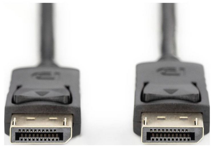 Produktbild: Digitus DisplayPort Anschlusskabel DisplayPort Stecker, DisplayPort Stecker 2.00 m Schwarz AK-340100-020-S DisplayPort-Kabel