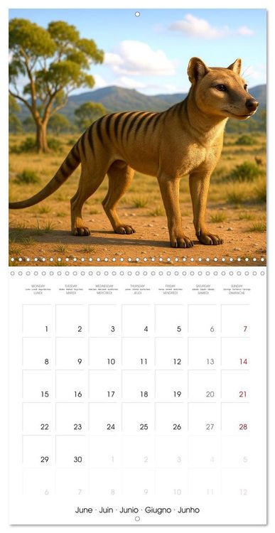 Produktbild: Species of the Past (Wall Calendar 2026 12 &times; 12 Inch) CALVENDO 12 Month Wall Calendar