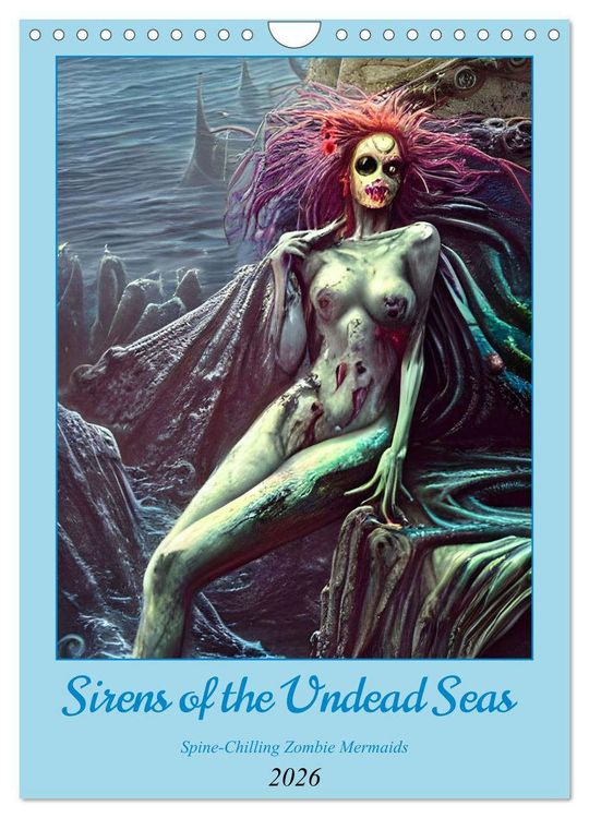 Produktbild: Sirens of the Undead Seas (Wall Calendar 2026 DIN A4 portrait), CALVENDO 12 Month Wall Calendar