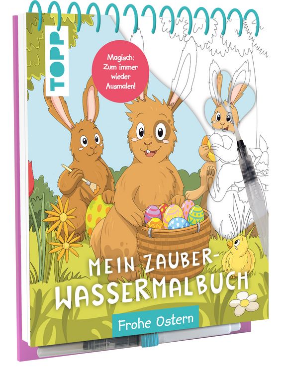 Produktbild: Mein Zauber-Wassermalbuch Frohe Ostern