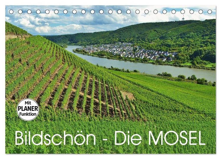 Produktbild: Bildsch&ouml;n - Die Mosel (Tischkalender 2026 DIN A5 quer), CALVENDO Monatskalender