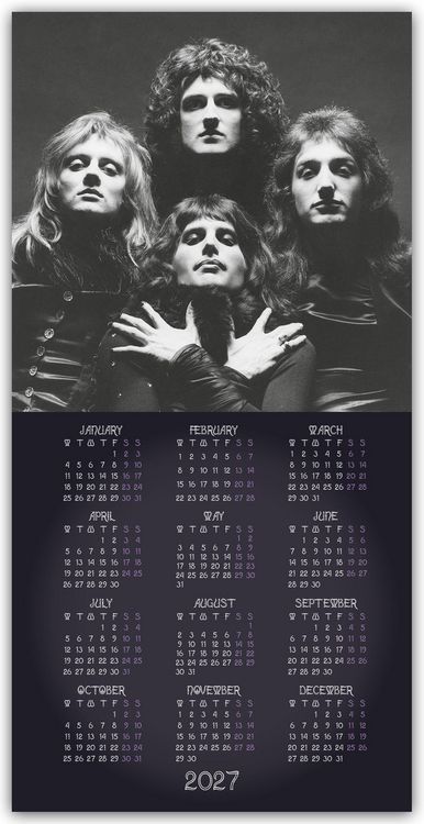Produktbild: Queen &ndash; Collectors Edition 2027 &ndash; Wandkalender