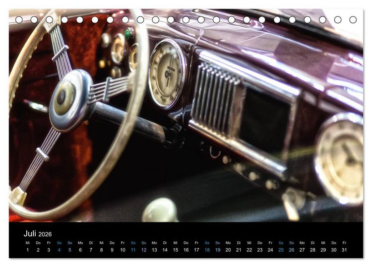 Produktbild: CLASSIC COCKPITS - Funktionale Kunstwerke aus einer anderen Zeit (Tischkalender 2026 DIN A5 quer), CALVENDO Monatskalender