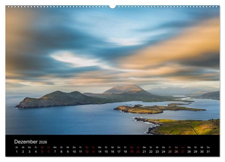 Produktbild: Irlands Landschaften (hochwertiger Premium Wandkalender 2026 DIN A2 quer), Kunstdruck in Hochglanz
