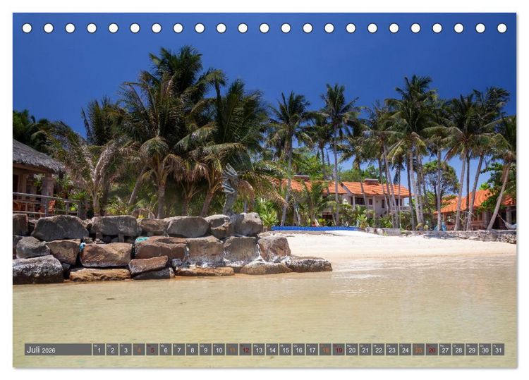 Produktbild: Vietnam, die sch&ouml;nsten Traumstr&auml;nde (Tischkalender 2026 DIN A5 quer), CALVENDO Monatskalender