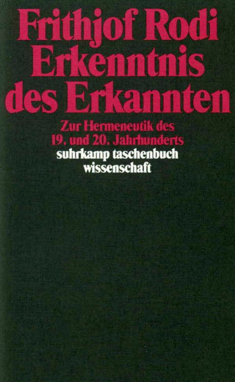 Produktbild: Erkenntnis des Erkannten