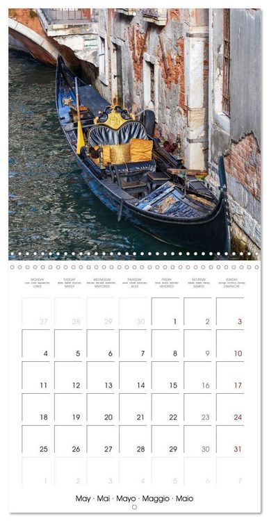 Produktbild: Venice - Magic of the Serinissima (Wall Calendar 2026 12 &times; 12 Inch) CALVENDO 12 Month Wall Calendar