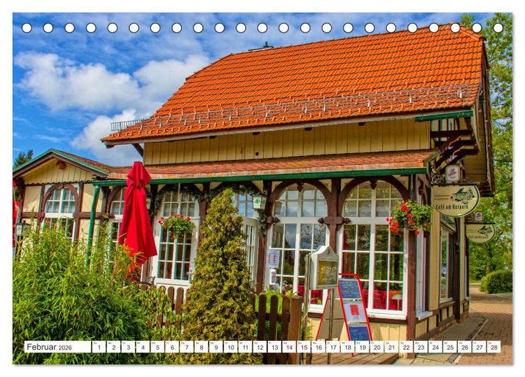 Produktbild: Schierke am Brocken - Die sch&ouml;nste Ortschaft unterhalb des Brockengipfels (Tischkalender 2026 DIN A5 quer), CALVENDO Monatskalender