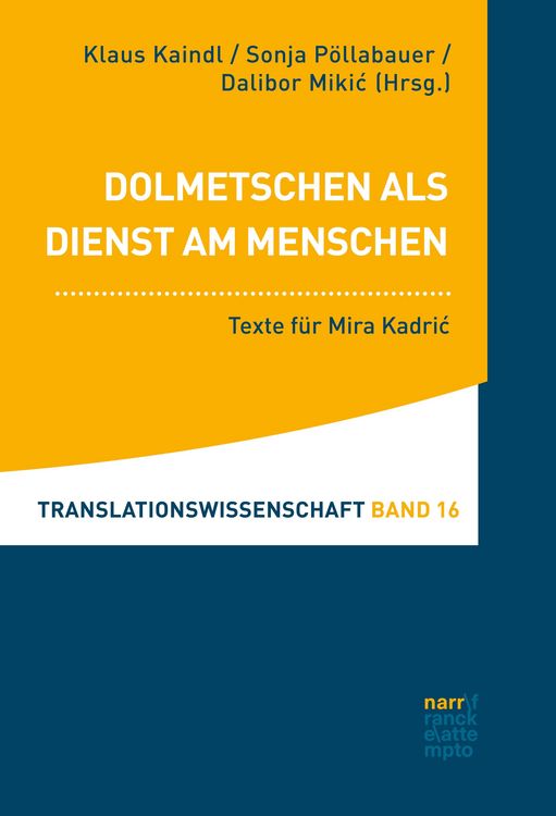 Produktbild: Dolmetschen als Dienst am Menschen