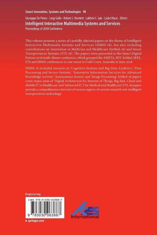 Produktbild: Intelligent Interactive Multimedia Systems and Services