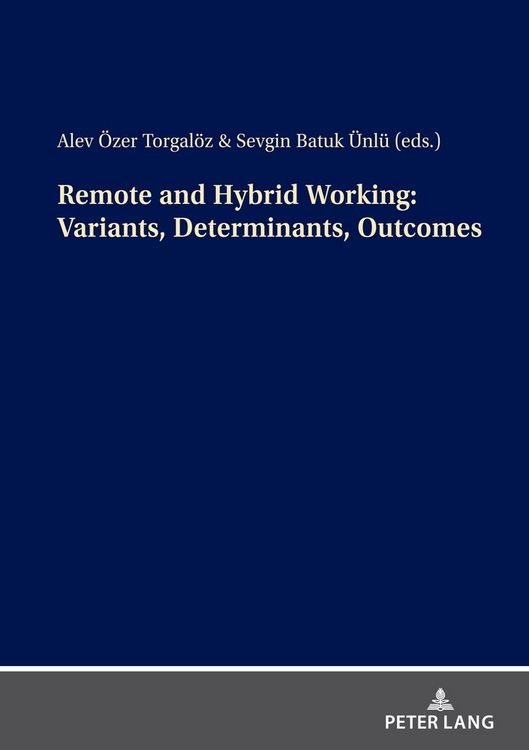 Produktbild: Remote and Hybrid Working: Variants, Determinants, Outcomes