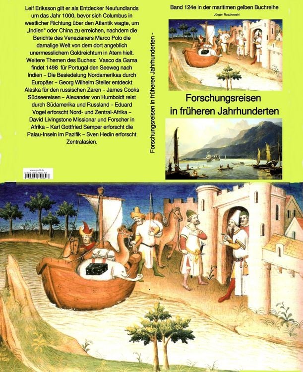 Produktbild: Forschungsreisen in früheren Jahrhunderten - Band 124 in der maritimen gelben Buchreihe bei Jürgen Ruszkowski