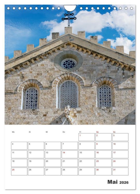 Produktbild: Messina - Reiseplaner (Wandkalender 2026 DIN A4 hoch), CALVENDO Monatskalender