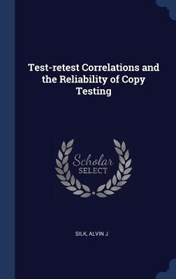 Produktbild: Test-retest Correlations and the Reliability of Copy Testing