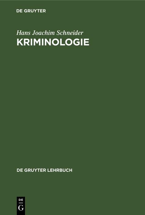 Produktbild: Kriminologie