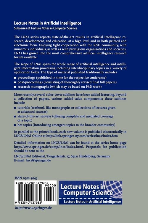 Produktbild: Advances in Learning Classifier Systems