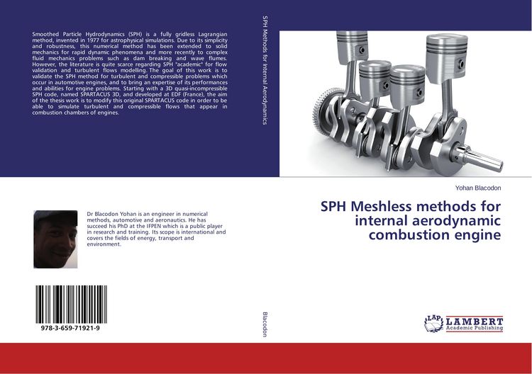Produktbild: SPH Meshless methods for internal aerodynamic combustion engine