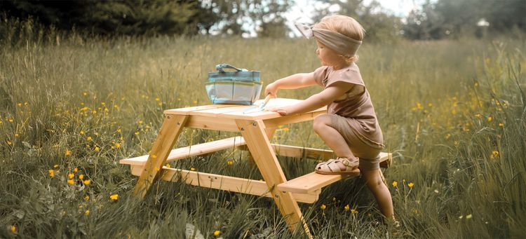 Produktbild: small foot 12830 - Picknicktisch f&uuml;r Kinder