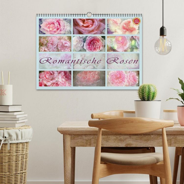 Produktbild: Romantische Rosen (Wandkalender 2026 DIN A3 quer), CALVENDO Monatskalender