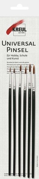 Produktbild: KREUL Universalpinsel Ponyhaar Synthetics rund 6er Set