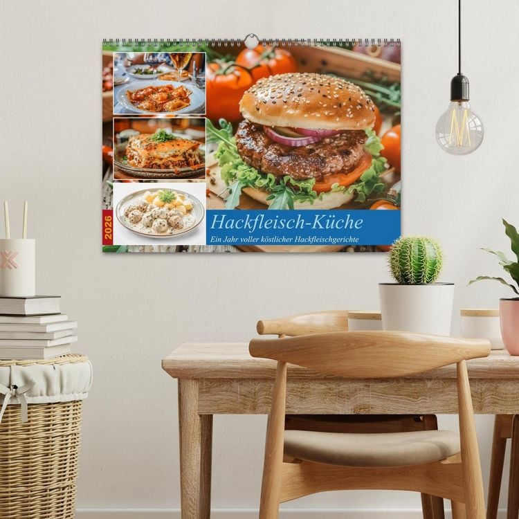 Produktbild: Hackfleisch-K&uuml;che (Wandkalender 2026 DIN A3 quer), CALVENDO Monatskalender