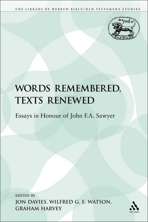 Produktbild: Words Remembered, Texts Renewed