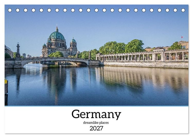 Produktbild: Germany dreamlike places (Desk Calendar 2027 DIN A5 landscape), CALVENDO 12 Month DeskCalendar